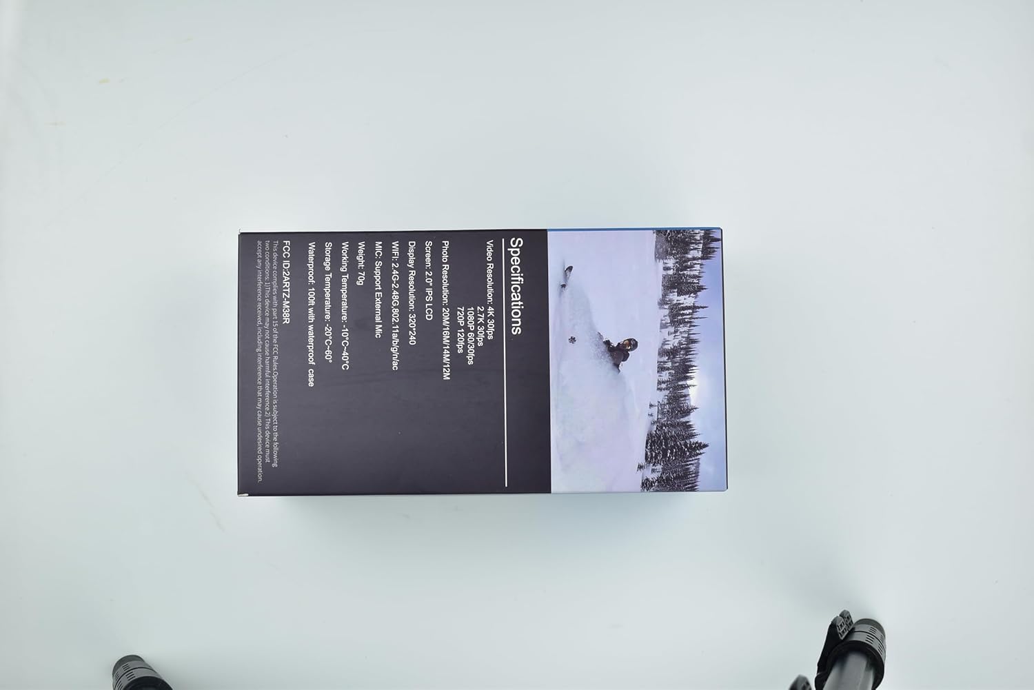 Action Camera 4K30fps with 64G SD Card,HD Waterproof Camera 131ft Underwater Cameras 20MP Pre-Recording WiFi Camera 170° Remote Control Sports Cameras with 2 Batteries Helmet Mount Accessories Kits - Image 8